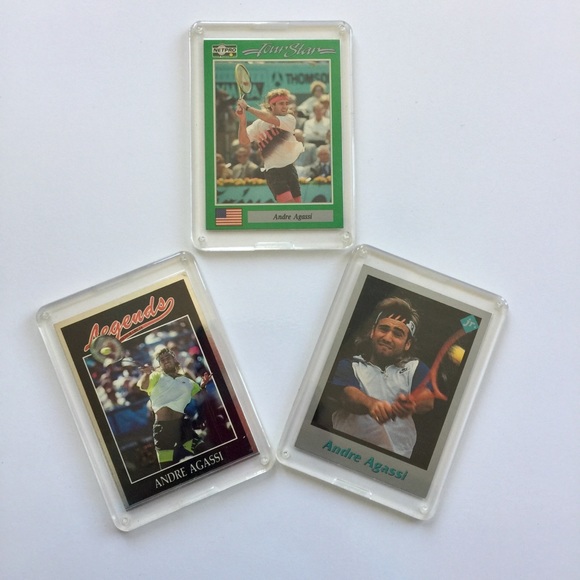 🎾 Andre Agassi Tennis Cards - Picture 1 of 2